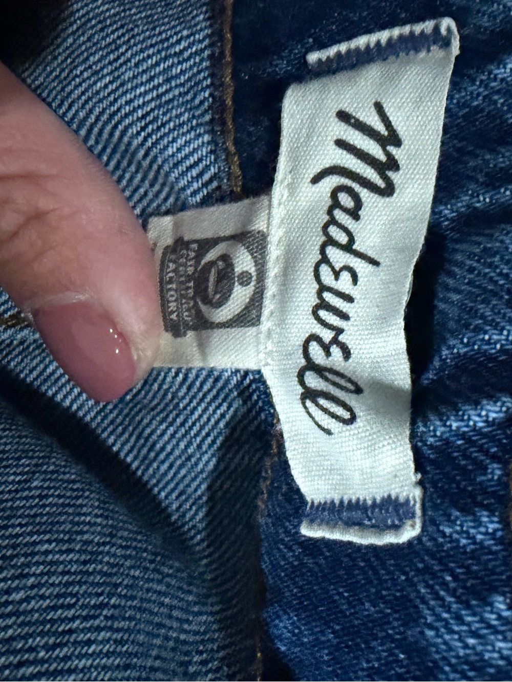 Madewell Wide Sweep Trouser Jeans Size 28 High Rise Wide Leg - Picture 5 of 6